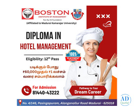 Top Diploma in Hotel Management in Madurai | Boston College