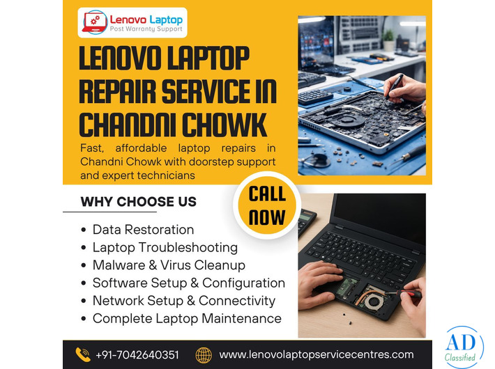 Expert Lenovo Laptop Repair Service in Chandni Chowk