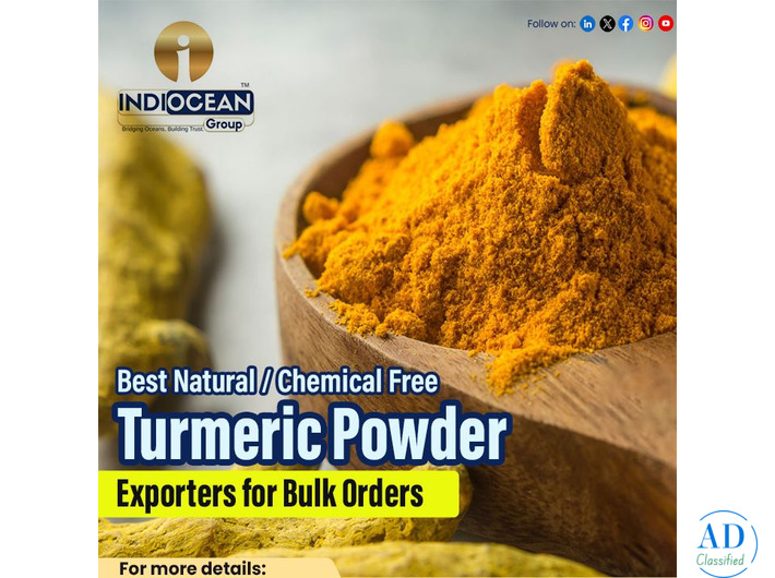 Trusted organic turmeric powder wholesale suppliers in India