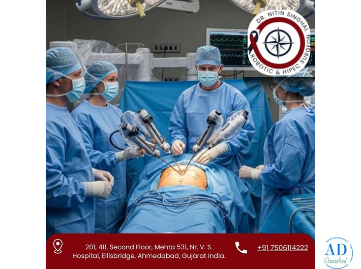 Specialist Robotic Uterus Cancer Surgeon in Ahmedabad – Dr. Nitin Singhal