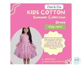 Kids Cotton Summer Collection Dress – Soft, Stylish & Comfortable