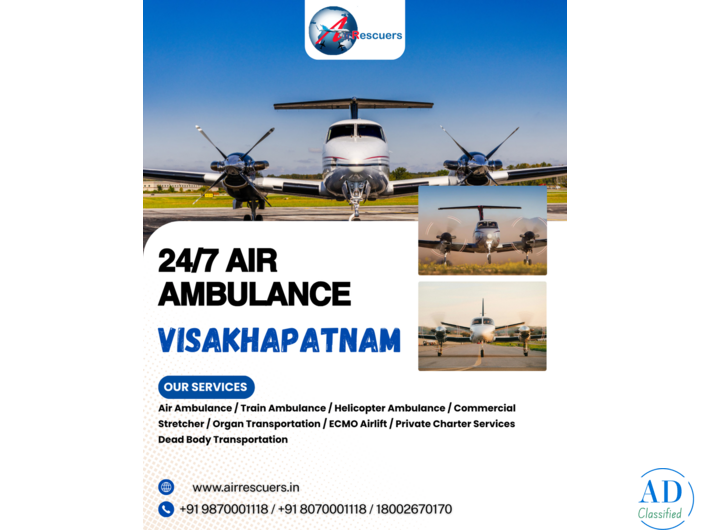 Visakhapatnam Lifeline in the Sky – Trusted Air Ambulance 24/7
