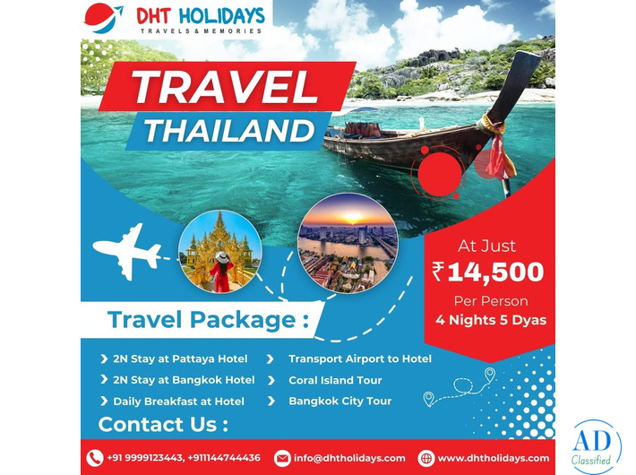 4 Nights 5 Days Thailand Tour Package - DHT Holidays