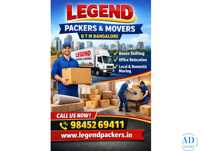 legend packers and movers