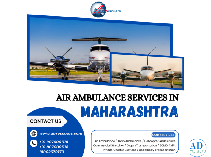Fast & Trusted Air Ambulance Services in Maharashtra