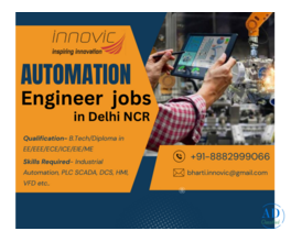 Industrial Automation jobs in Delhi NCR.