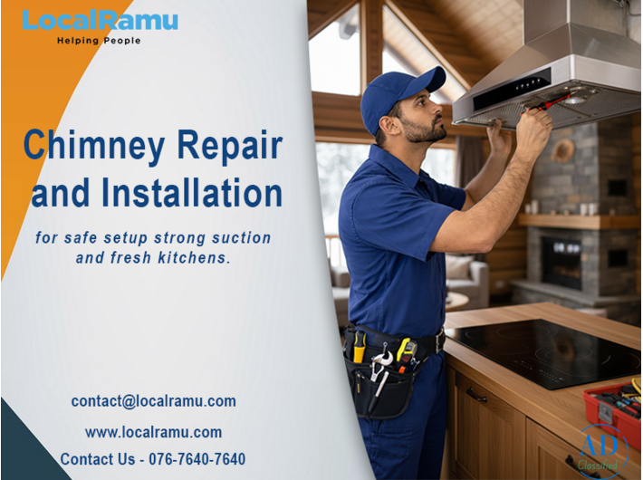 Professional Chimney Repair and Installation Service by LocalRamu