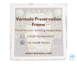 Red Rose Varmala Preservation Frame