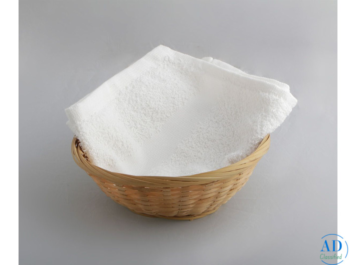 Bulk 12" Dobby Border Wash Cloths for Hospitality Use