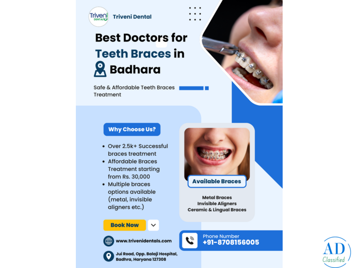 Best Teeth Braces Treatment in Badhra | Triveni Dental