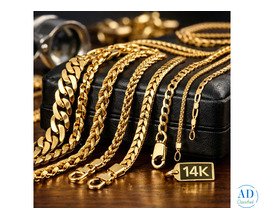 Stylish &amp; Durable 14K Gold Chains for Everyday Use