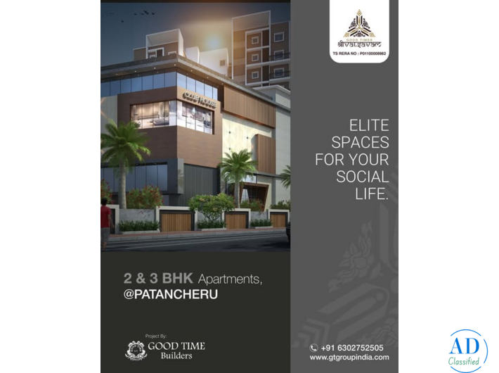 Gated Community apartments for sale in Isnapur|Shreevatsavam