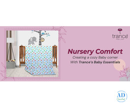 Nursery Comfort Creating a cozy Baby corner with Trance’s Baby Essentials