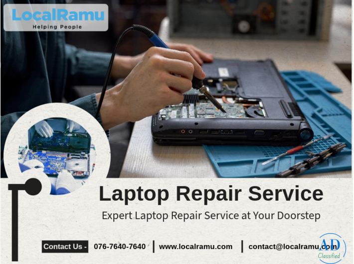 Professional Laptop Repair Service by LocalRamu with Skilled Technicians in Hyderabad