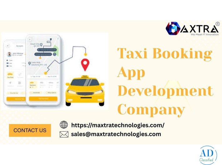 Hire Best Taxi Booking App Development Company | Maxtra Technology