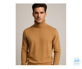 Luxury Cashmere Roll Neck Mens| TCG London
