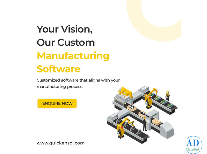 Your Vision, Our Custom Manufacturing Software