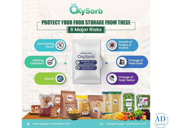Oxygen Absorbers Benefits for Food Shelf Life & Quality Protection