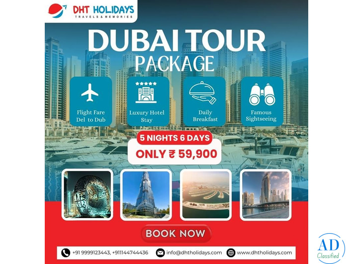 Delhi To Dubai Package With Flight - DHT Holidays