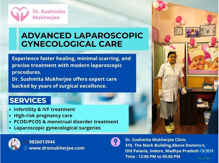 Dr. Sushmita Mukherjee Trusted Gynecologist in Indore