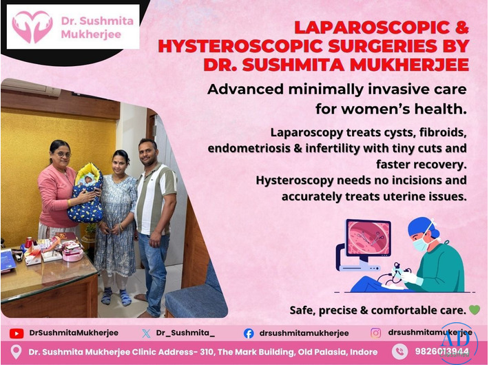 Dr. Sushmita Mukherjee Trusted Gynecologist in Indore