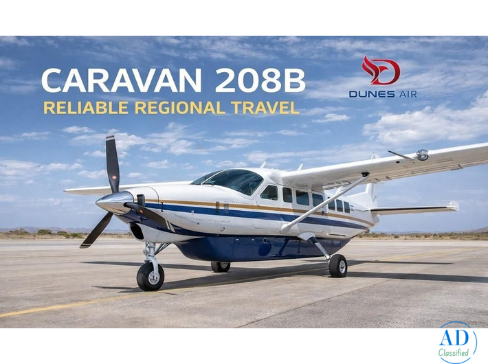 Dunes Air Caravan 208B Charter for Regional Travel