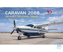 Dunes Air Caravan 208B Charter for Regional Travel