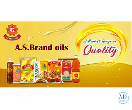 A.S. Brand Groundnut Oil 1Ltr (100% pure and natural)