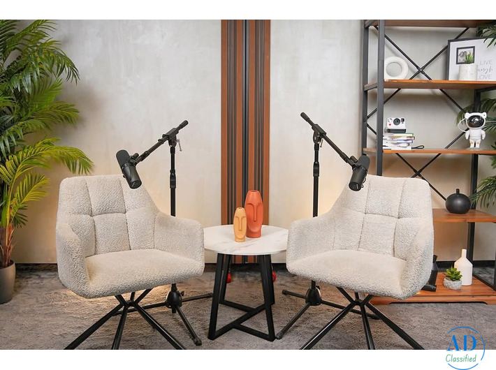 Professional Podcast Studio in Dubai – AlphaCast