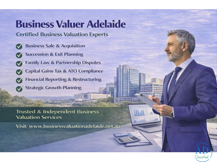 Business Valuer Adelaide | Certified Business Valuation Experts