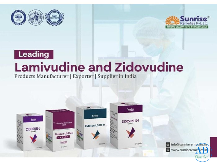 Lamivudine and Zidovudine Products Manufacturer in India