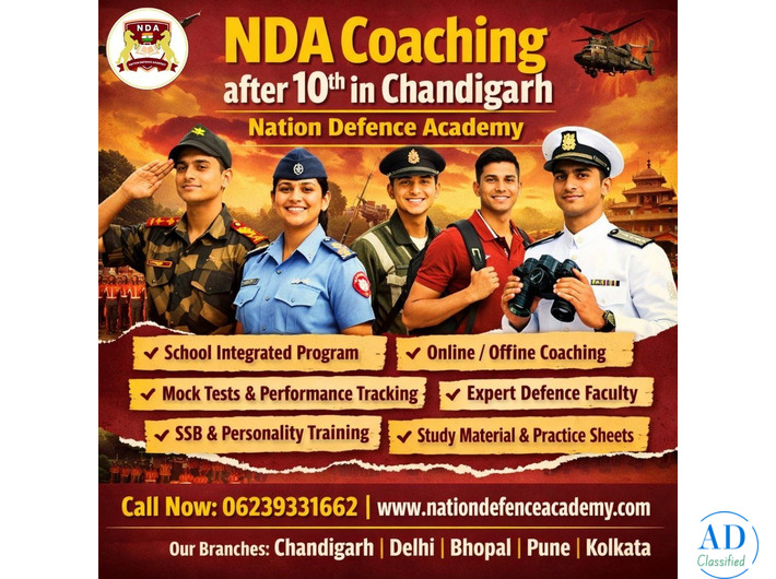 NDA after 10th in Chandigarh