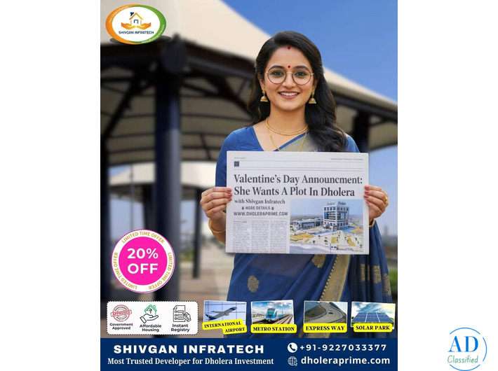 Valentine’s Day Plot Offer In Dholera Smart City