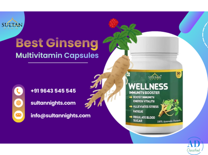 Best Ginseng Multivitamin and Multiminerals Capsules for Men & Women Wellness
