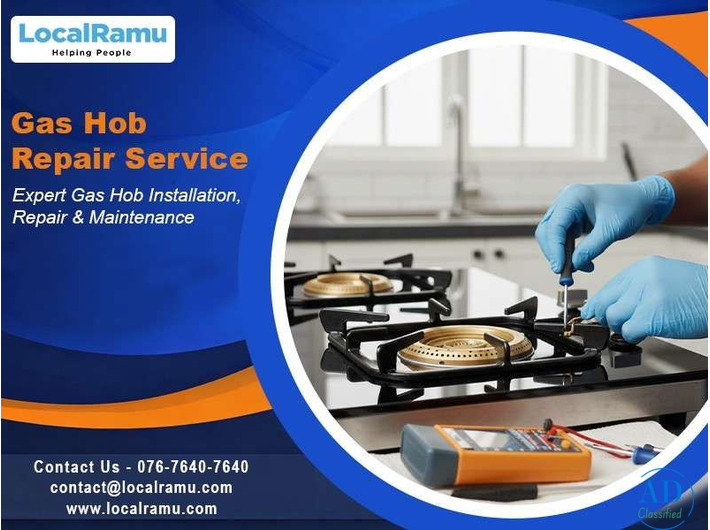 Professional Hob Repair and Installation Service by LocalRamu with Skilled Technicians in Hyderabad