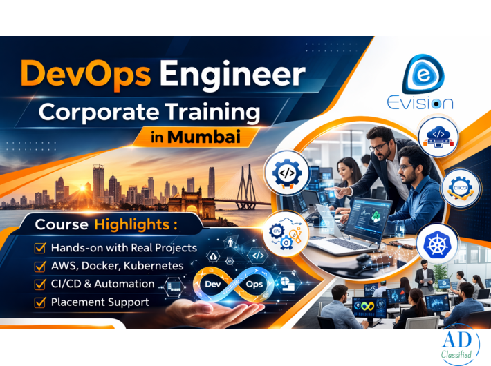 DevOps Engineer Corporate Training in Mumbai - Evision Technoserve