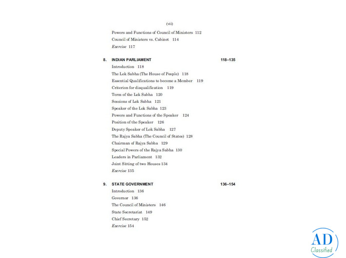 Exam-Oriented Indian Constitution Book for BCA 2nd Sem