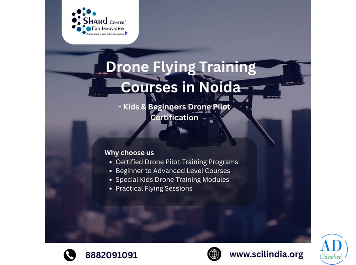 Drone Flying Training Courses in Noida | Kids & Beginners Drone Pilot Certification