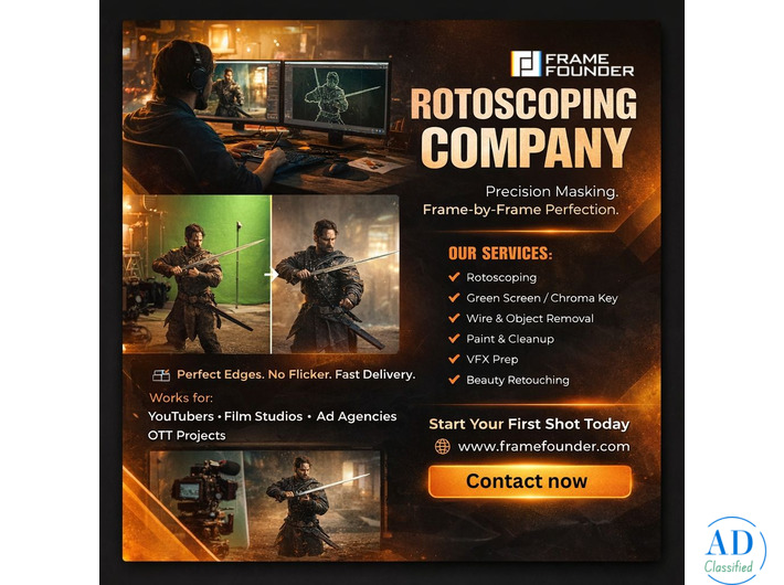 Trusted Rotoscoping Company in USA