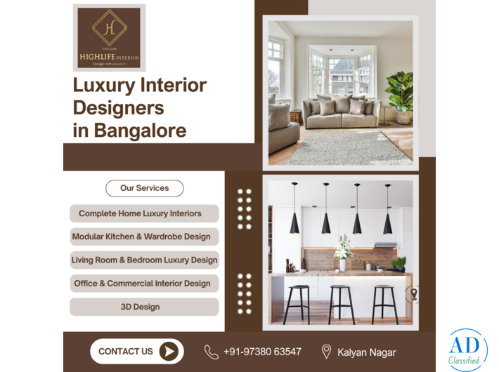 Luxury Interior Designers in Bangalore