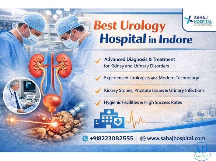 Best Urology Hospital in Indore – Sahaj Hospital