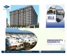 Villas for Sale Near Kompally Hyderabad - Gruhashilpiconstructions
