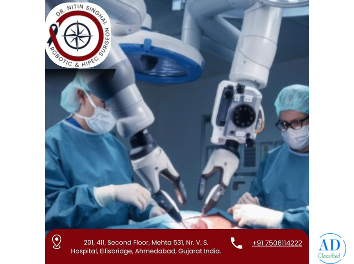 Robotic GI Cancer Surgeon in Ahmedabad – Specialized Surgical Care by Dr. Nitin Singhal