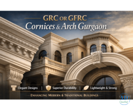 GRC or GFRC cornices & arch Gurgaon