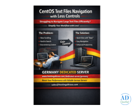CentOS Text Files Navigation with Less Controls – Optimized for Production Environments
