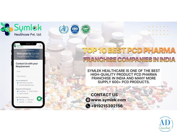 Top 10 Best PCD Pharma Franchise Companies in India
