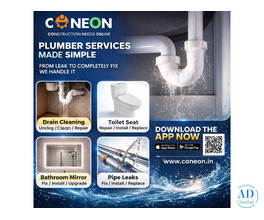 Book Online Plumber Service in Gurgaon – Verified Plumber in Gurgaon via CONEON