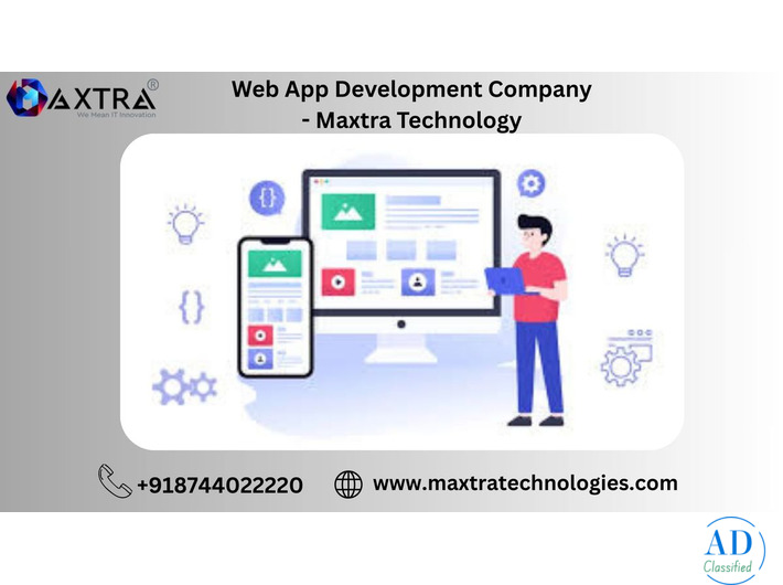 Hire Web App Development Company – Maxtra Technology