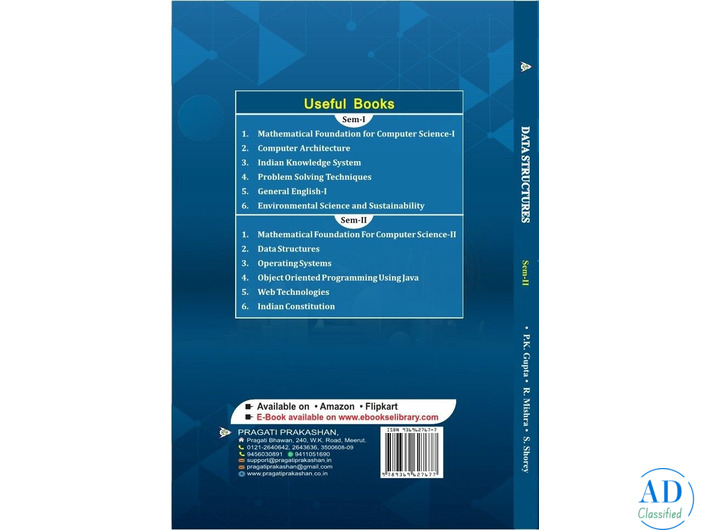 Where Can I Buy the Best Data Structures Book for BCA?