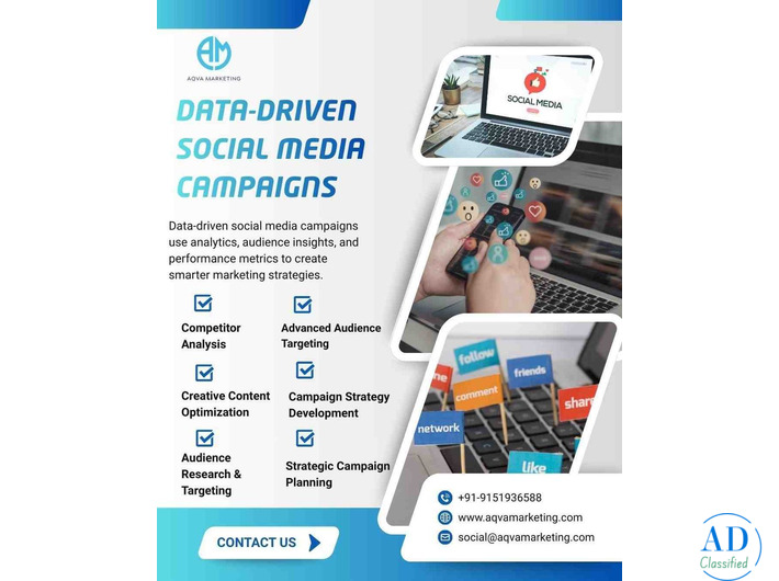Data-Driven Social Media Campaigns – Aqva Marketing